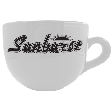 15 ounce Ceramic Super Mug with custom imprint