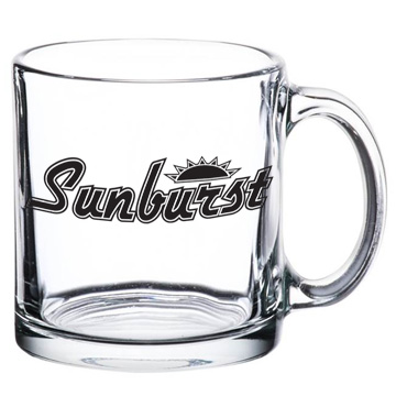 Item 4747c 13 ounce clear glass mug