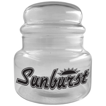 Item x1004 glass candy jar