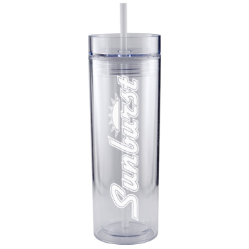 16 ounce breeze double wall acrylic tumbler with custom imprint