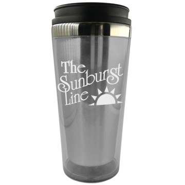 16 ounce travel tumbler with custom imprint