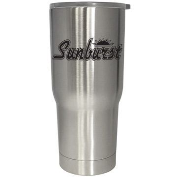 22 ounce stainless steel vacuum insulated tumbler with custom imprint