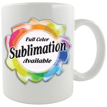 Item 4061sub 11 ounce sublimation mug